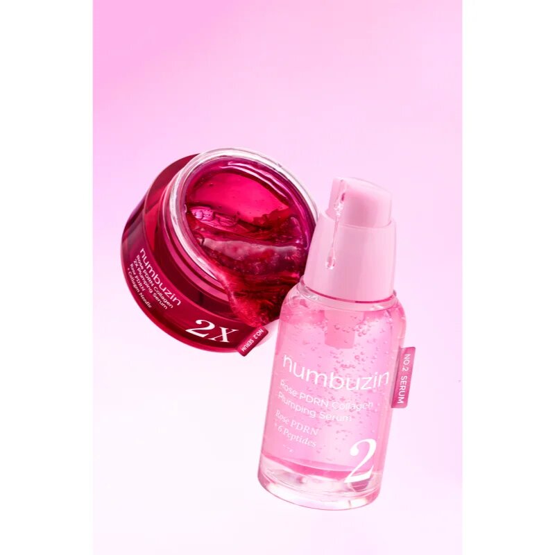 Numbuzin No. 2 Rose PDRN Collagen Plumping Serum zpevňující pleťové sérum s regeneračním účinkem 30 ml