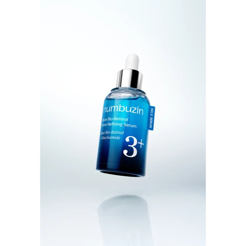 Numbuzin No. 3 Blue Bio-Retinol Pore Refining Serum zpevňující pleťové sérum pro vyhlazení pleti a minimalizaci pórů 30 ml