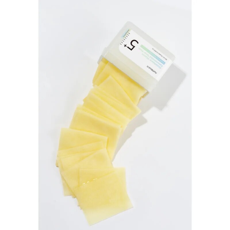 Numbuzin No. 5 Glutathione Vitamin Concentrated Toner Pad tonizační polštářky pro rozjasnění a hydrataci 70 ks