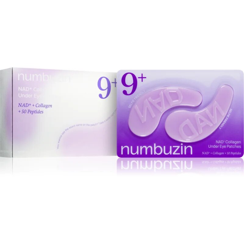 Numbuzin No. 9 NAD+ Collagen Under Eye Patches hydrogelové polštářky proti vráskám a tmavým kruhům 5 ks