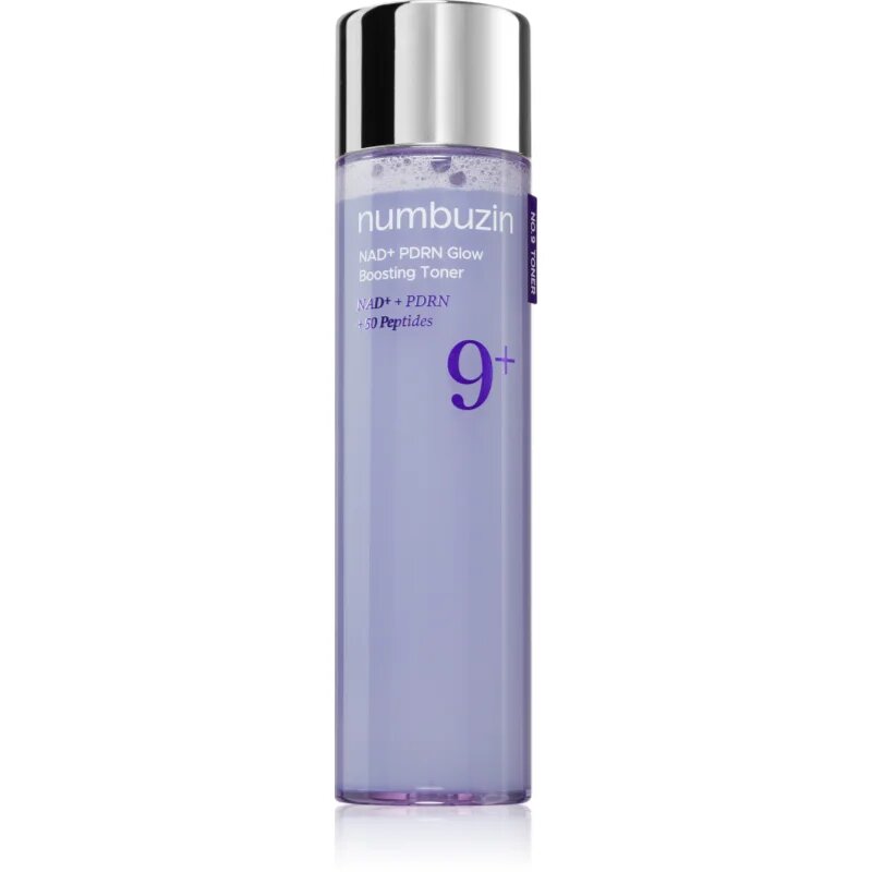 Numbuzin No. 9 NAD+ PDRN Glow Boosting Toner rozjasňující pleťové tonikum se zpevňujícím účinkem 150 ml
