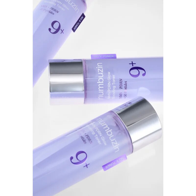 Numbuzin No. 9 NAD+ PDRN Glow Boosting Toner rozjasňující pleťové tonikum se zpevňujícím účinkem 150 ml