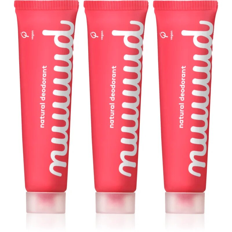 nuud Wholelotta Pack krémový deodorant natural 3x40 ml