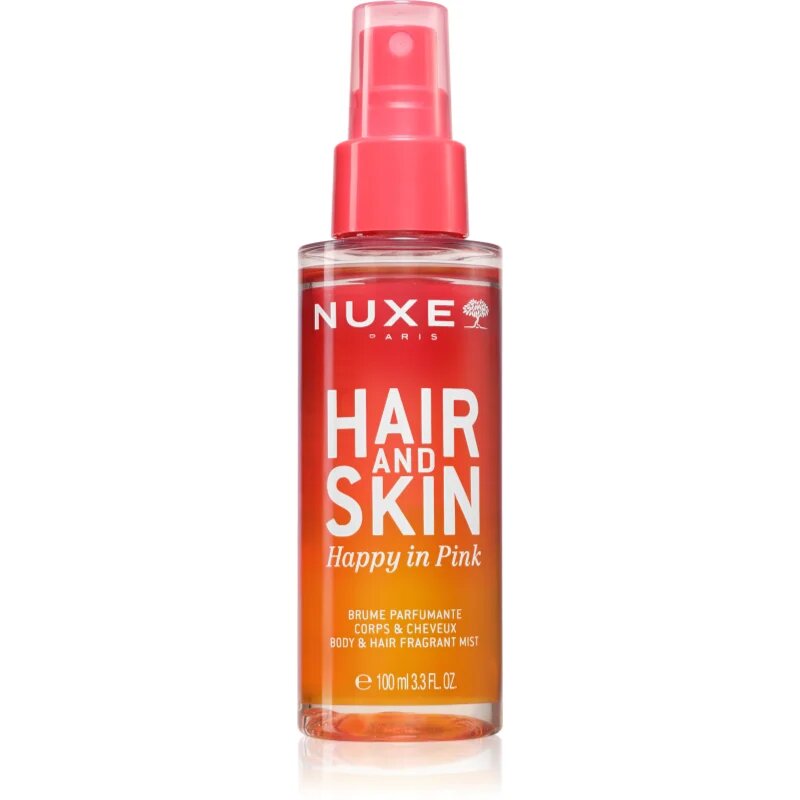 Nuxe Hair & Skin Happy In Pink parfémovaná mlha na tělo a vlasy pro ženy 100 ml