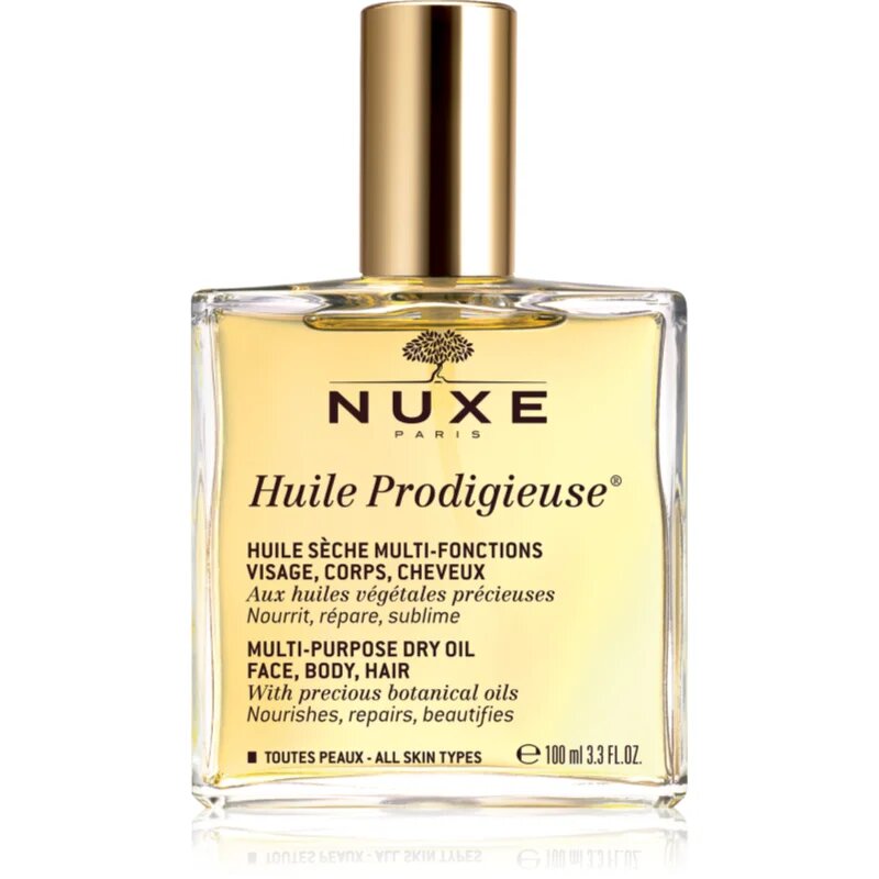 Nuxe Huile Prodigieuse multifunkční suchý olej na obličej tělo a vlasy 100 ml