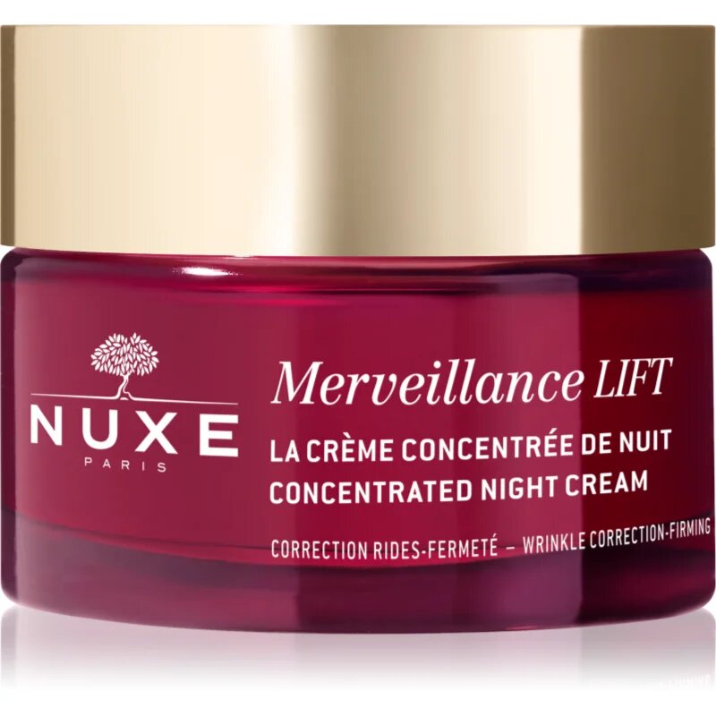 Nuxe Merveillance Lift zpevňující noční krém pro korekci vrásek 50 ml