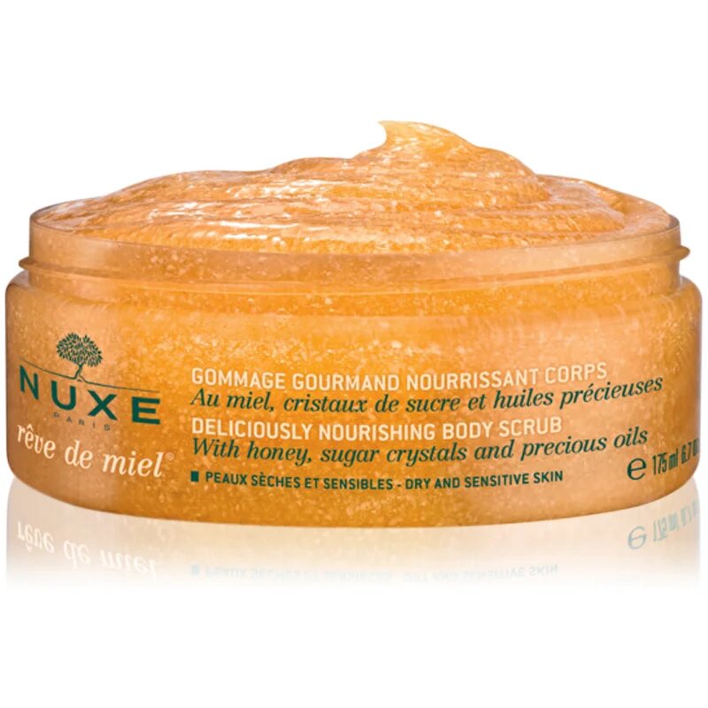 Nuxe Rêve de Miel Deliciously Nourishing Body Scrub vyživující tělový peeling 175 ml