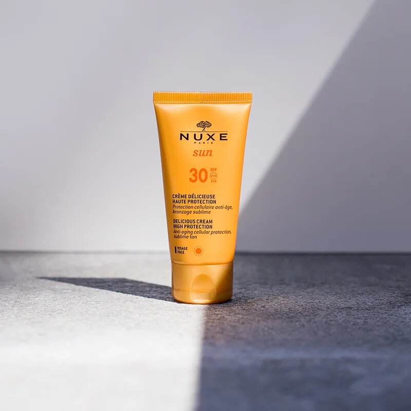 Nuxe Sun Delicious Cream High Protection opalovací krém na obličej SPF 30 50 ml