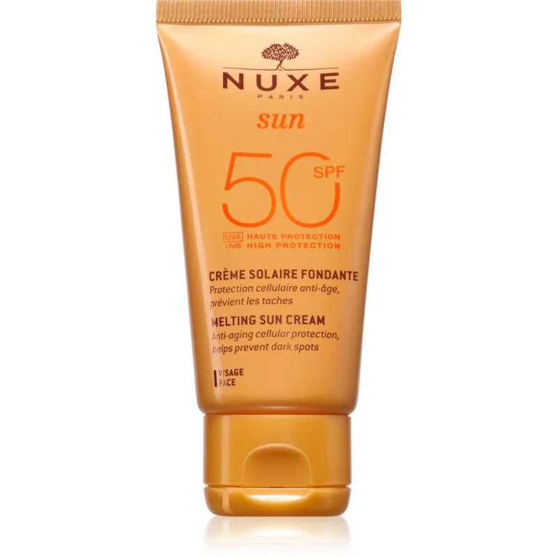 Nuxe Sun Melting Cream High Protection opalovací krém na obličej SPF 50 50 ml