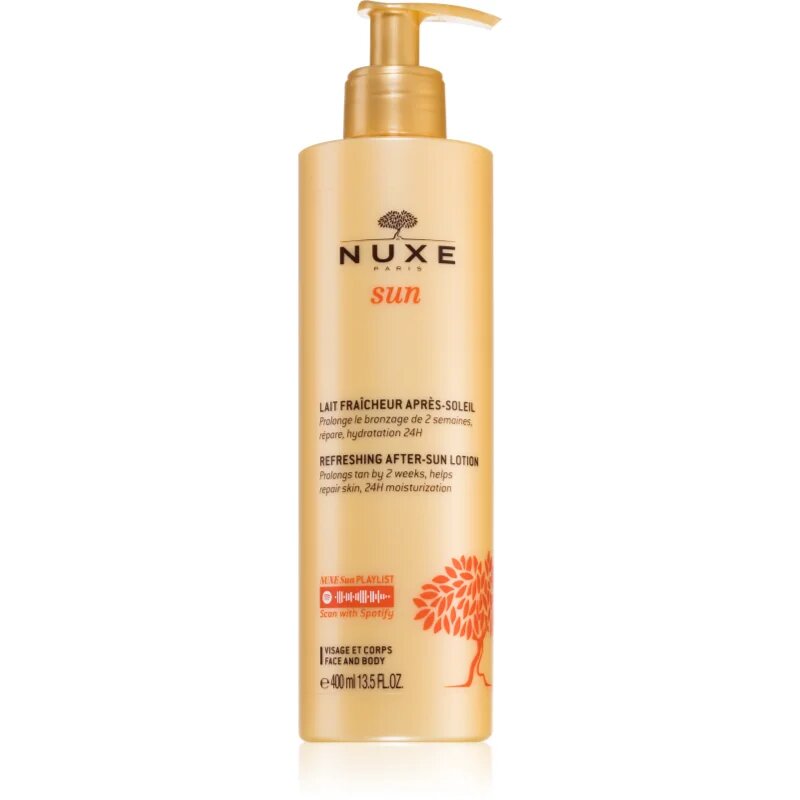 Nuxe Sun Refreshing After-Sun Lotion mléko po opalování na obličej a tělo 400 ml