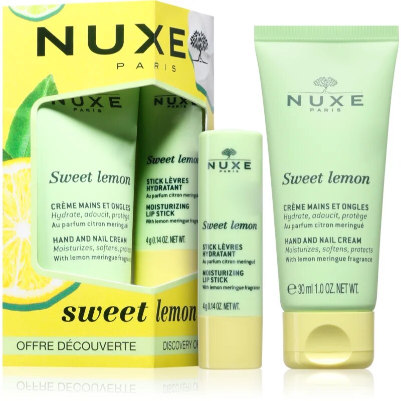 Nuxe Sweet Lemon sada pro výživu a hydrataci