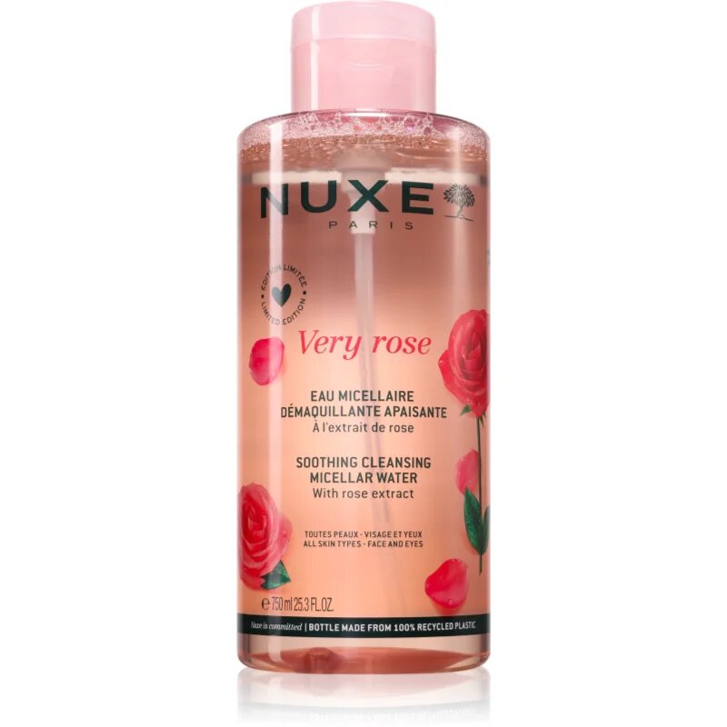 Nuxe Very Rose zklidňující micelární voda 750 ml