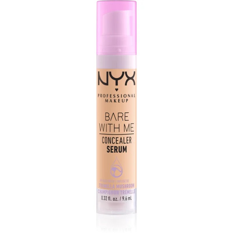 NYX Professional Makeup Bare With Me Concealer Serum hydratační korektor 2 v 1 odstín 04 Beige 96 ml