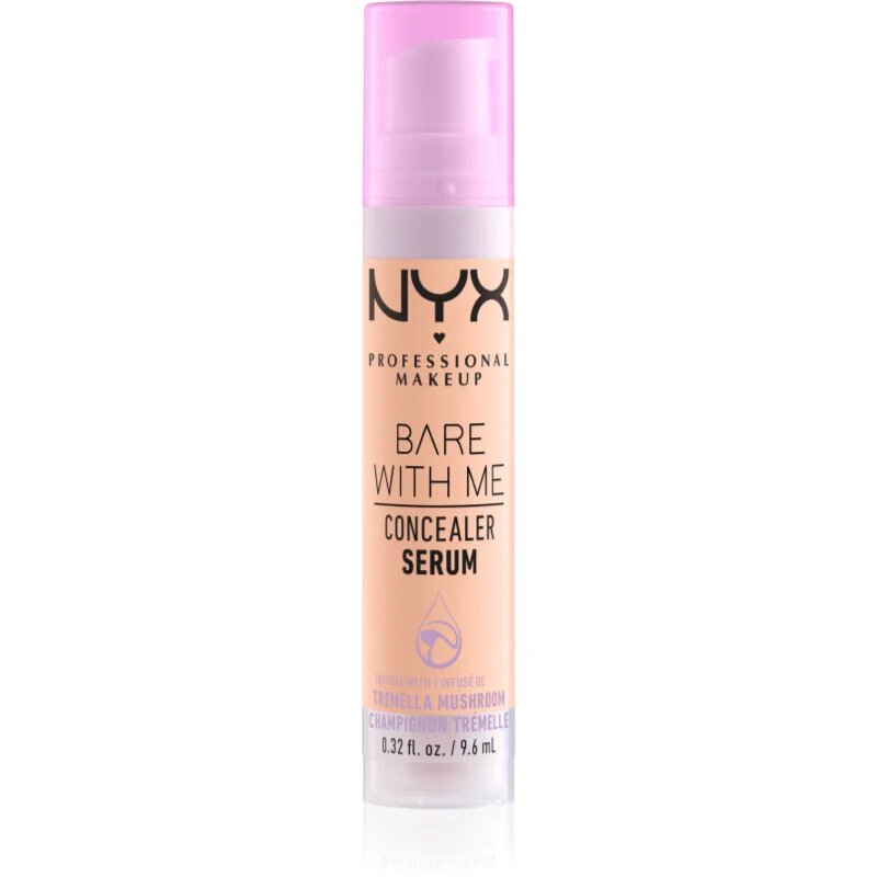 NYX Professional Makeup Bare With Me Concealer Serum hydratační korektor 2 v 1 odstín 2.5 Medium Vanilla 96 ml