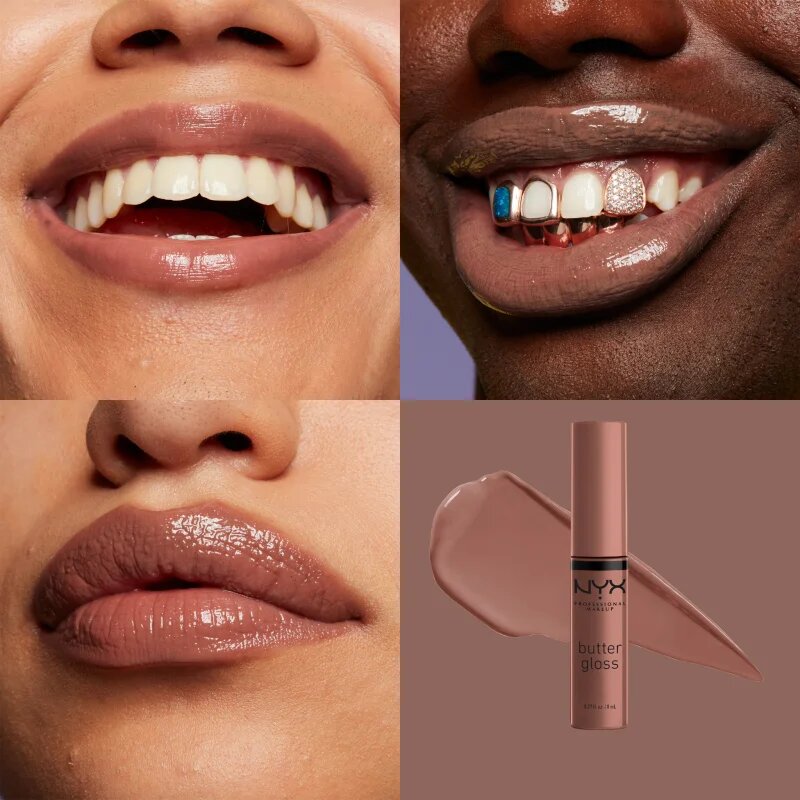 NYX Professional Makeup Butter Gloss lesk na rty odstín 46 Butterstotch 8 ml