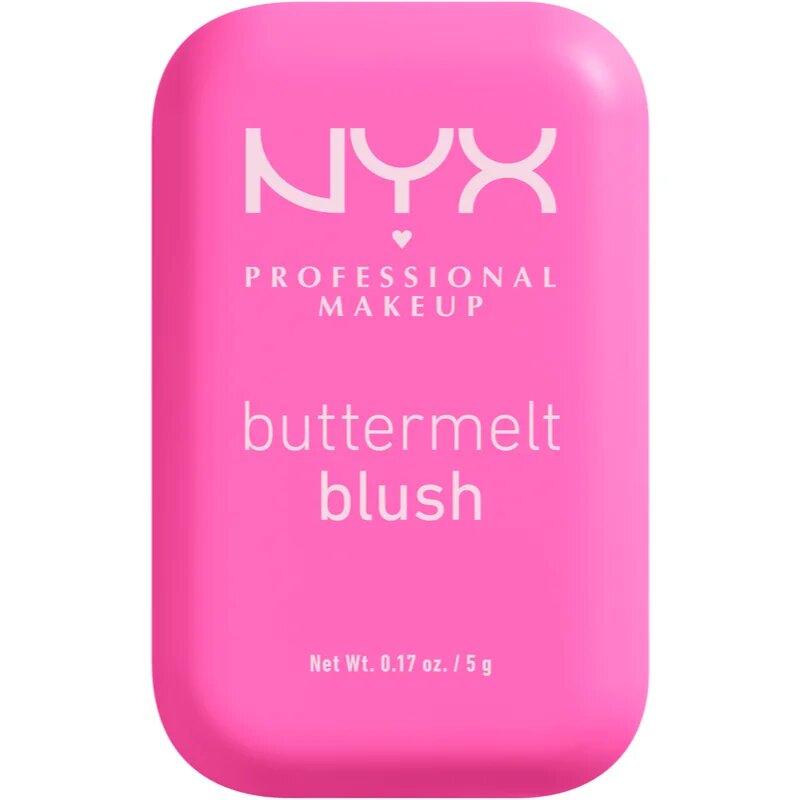 NYX Professional Makeup Buttermelt Blush pudrová tvářenka odstín 01 My Butta Half 5 g