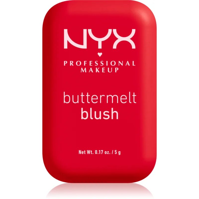 NYX Professional Makeup Buttermelt Blush pudrová tvářenka odstín Butta Cherry Pop 5 g