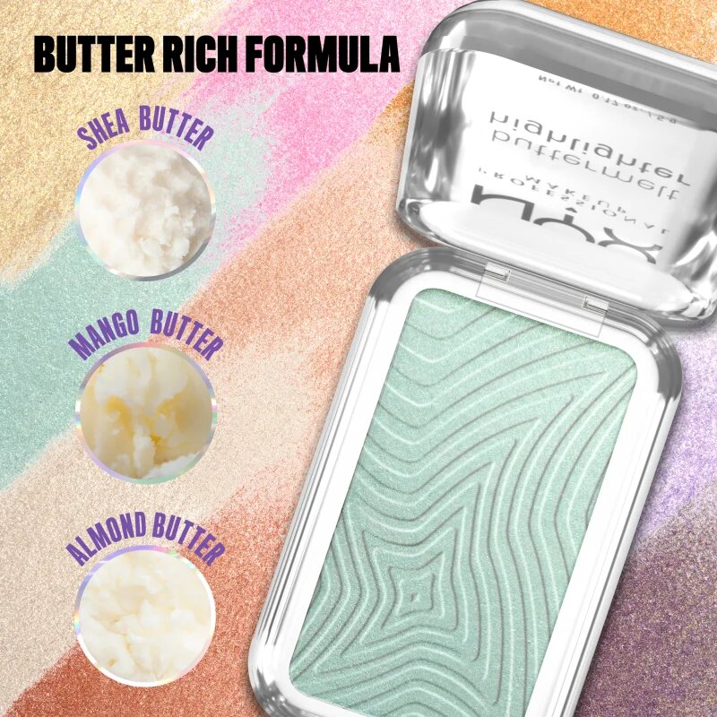 NYX Professional Makeup Buttermelt Highlighter rozjasňovač odstín butta mint 20 5 g