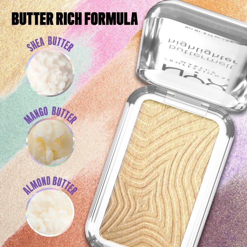 NYX Professional Makeup Buttermelt Highlighter rozjasňovač odstín butta than gold 25 5 g