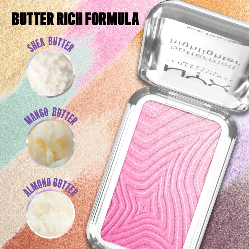 NYX Professional Makeup Buttermelt Highlighter rozjasňovač odstín u butta werk 15 5 g