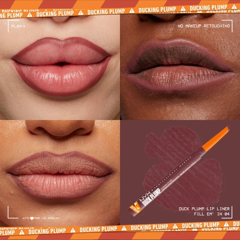 NYX Professional Makeup Duck Plump Liner tužka na rty se zvětšujícím efektem odstín Fill Em' In 0.33 g