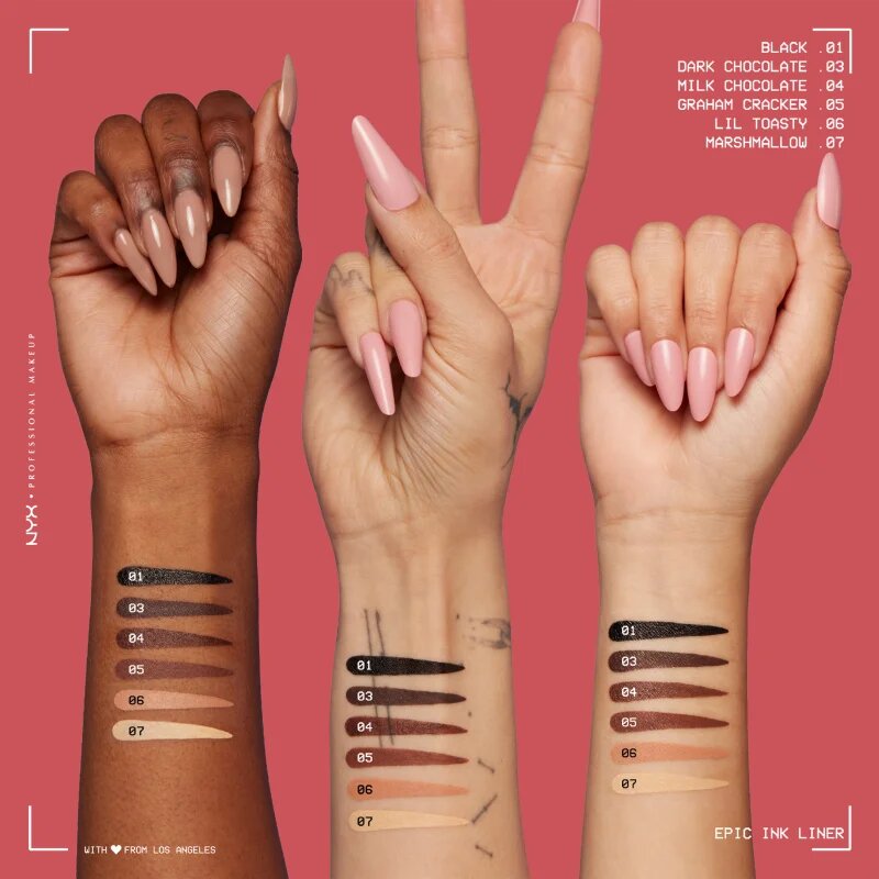 NYX Professional Makeup Epic Ink precizní voděodolná linka odstín Graham Cracker 1 ml