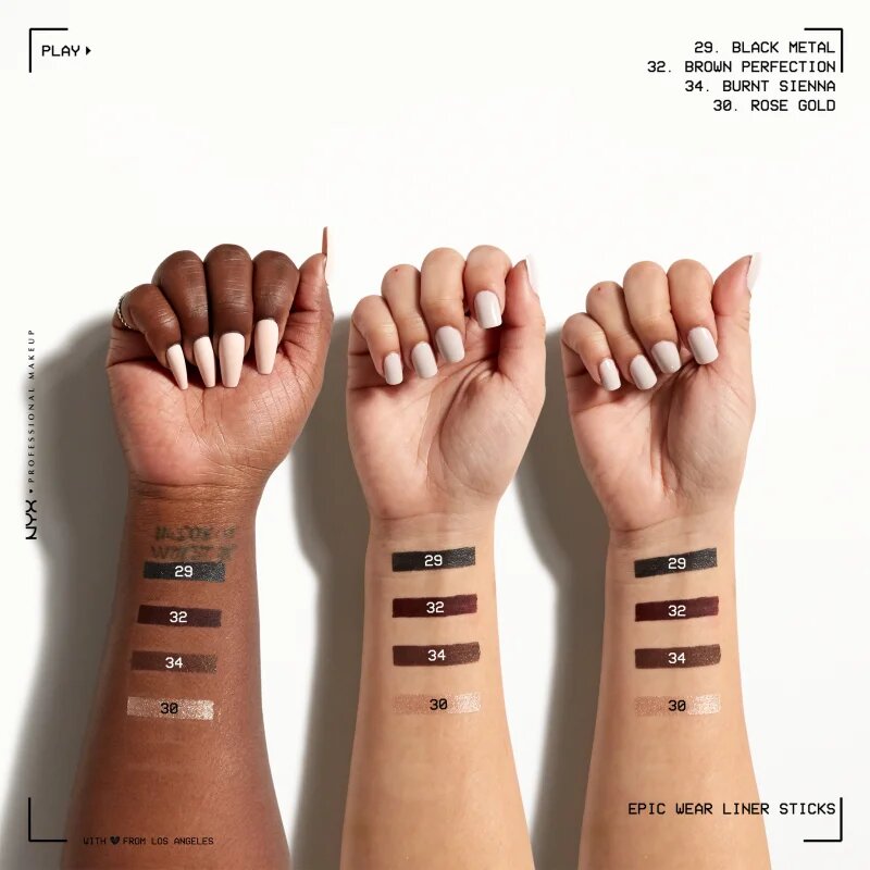 NYX Professional Makeup Epic Wear Liner Stick voděodolná tužka na oči odstín 30 Rose Gold 1.2 g