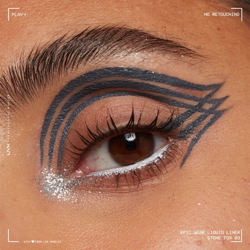 NYX Professional Makeup Epic Wear Liquid Liner tekuté linky na oči s matným finišem odstín 03 Stone Fox 3.5 ml