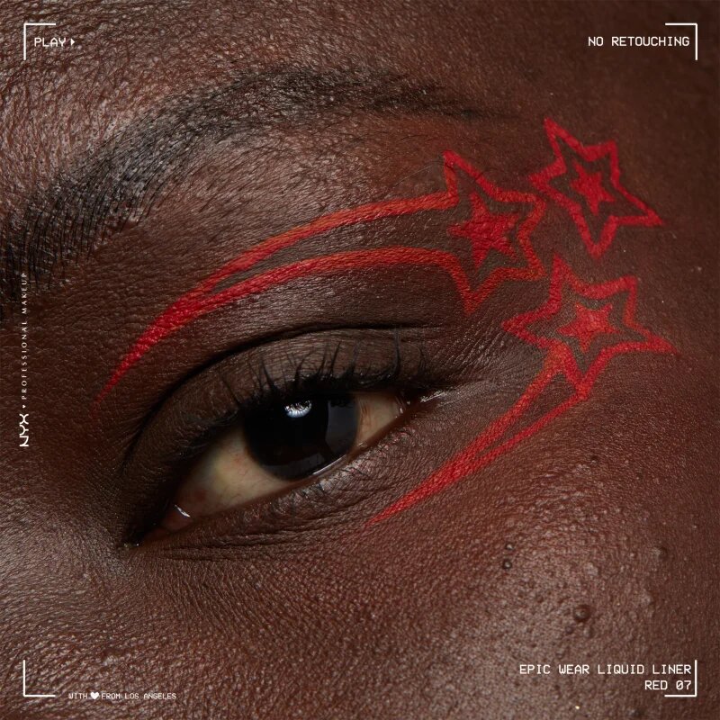NYX Professional Makeup Epic Wear Liquid Liner tekuté linky na oči s matným finišem odstín 07 Red 3.5 ml