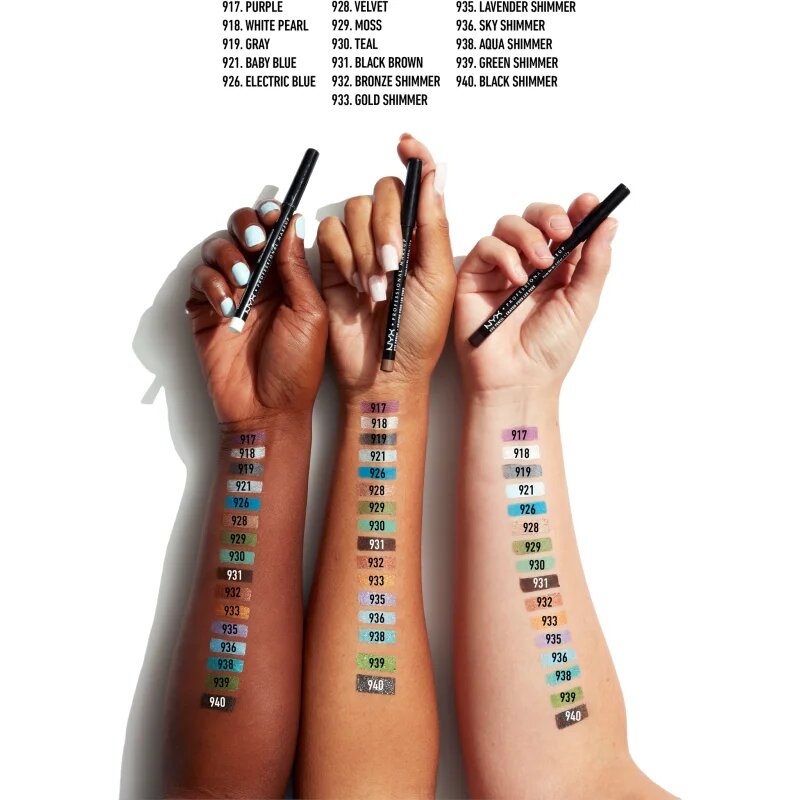 NYX Professional Makeup Eye and Eyebrow Pencil precizní tužka na oči odstín 902 Brown 1.2 g