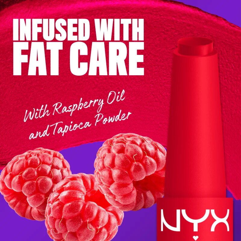 NYX Professional Makeup Fat Matte balzám na rty s matujícím efektem Fuzzy Flame 2 g