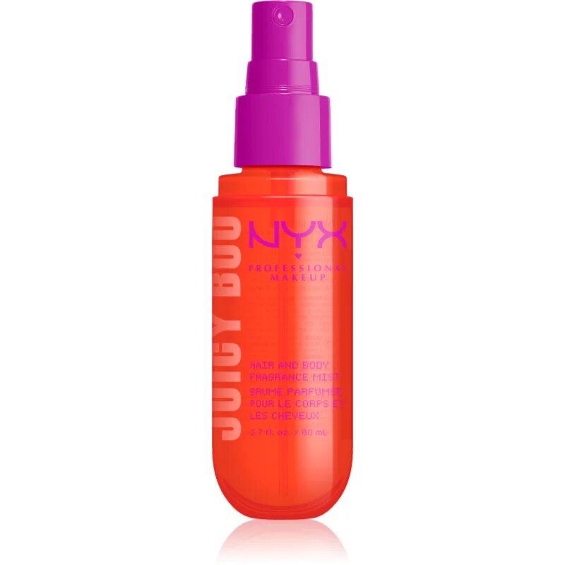 NYX Professional Makeup Fat Oil Body parfémovaná mlha na vlasy a tělo s vůní Juicy Boo 80 ml