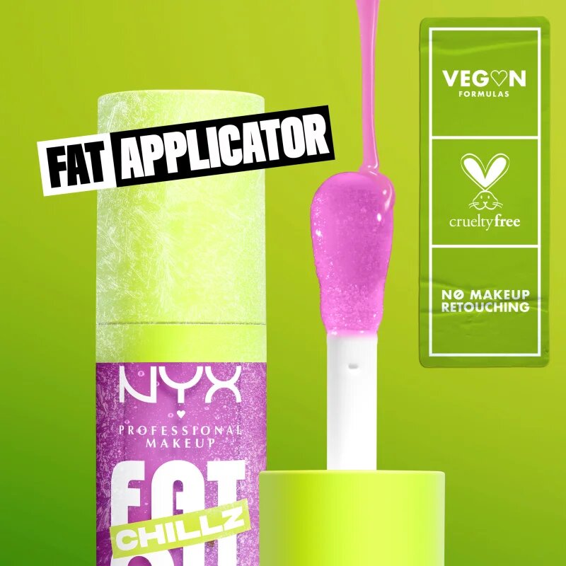 NYX Professional Makeup Fat Oil Chillz olej na rty s chladivým účinkem odstín 4.8 ml