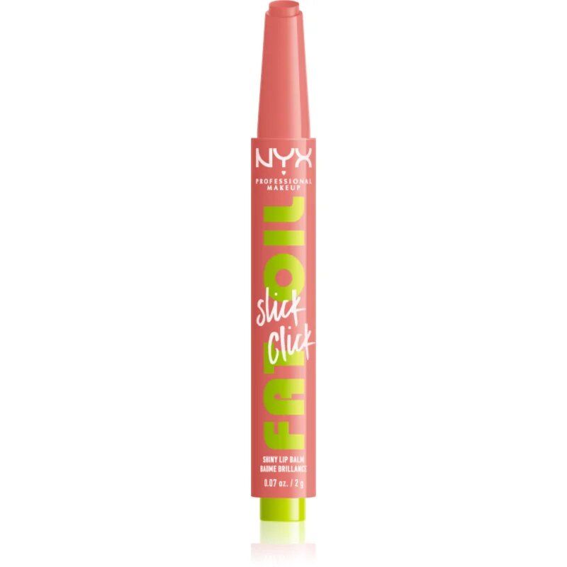 NYX Professional Makeup Fat Oil Slick Click tónovací balzám na rty odstín 15 Story Or Post 2 g