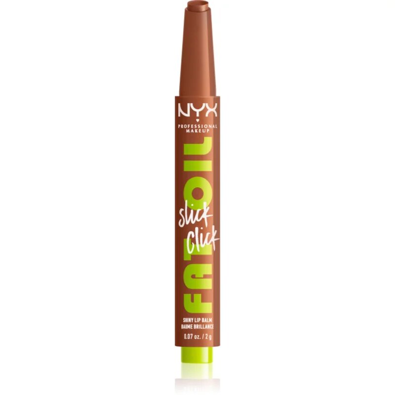 NYX Professional Makeup Fat Oil Slick Click tónovací balzám na rty odstín 17 Feedworthy 2 g