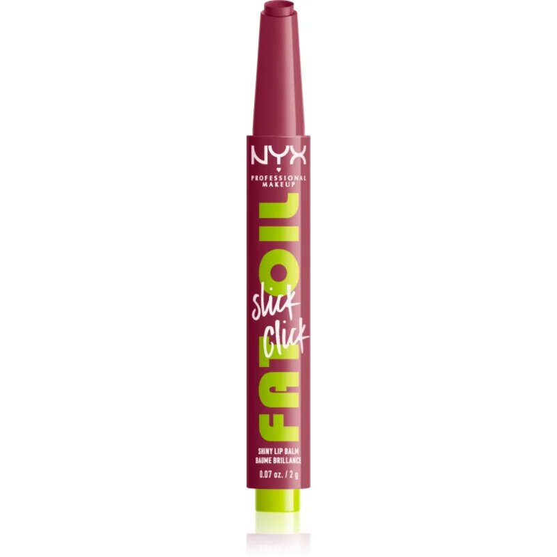 NYX Professional Makeup Fat Oil Slick Click tónovací balzám na rty odstín 20 In The Drafts 2 g