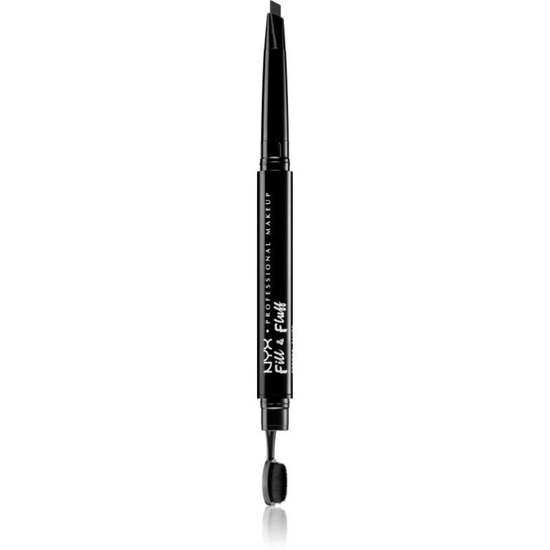 NYX Professional Makeup Fill & Fluff pomáda na obočí v tužce odstín 08 - Black 02 g