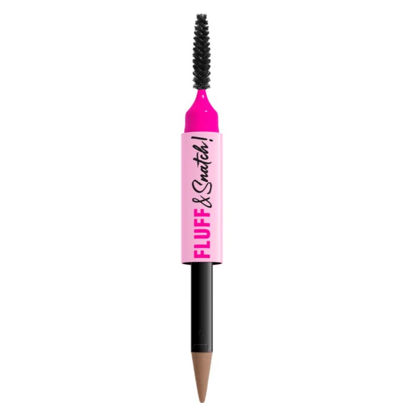 NYX Professional Makeup Fluff & Snatch tužka na obočí s pudrovým efektem odstín Ash Blonde 1 g