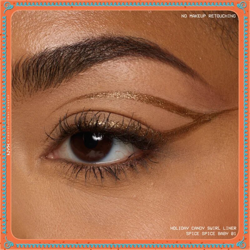 NYX Professional Makeup Gingerbaddie Land Candy Swirl tužka na oči odstín 01 Spice Spice Baby 1 ks