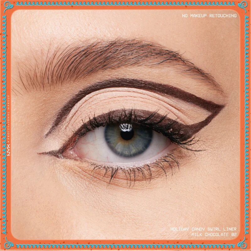 NYX Professional Makeup Gingerbaddie Land Candy Swirl tužka na oči odstín 02 Milk Chocolate 1 ks