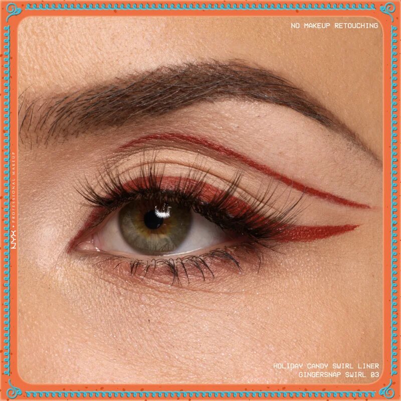 NYX Professional Makeup Gingerbaddie Land Candy Swirl tužka na oči odstín 03 Gingersnap Swirl 1 ks