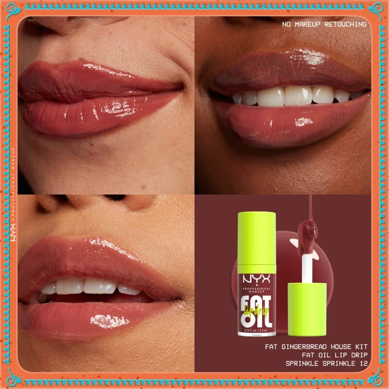 NYX Professional Makeup Gingerbaddie Land Fat Oil sada na rty