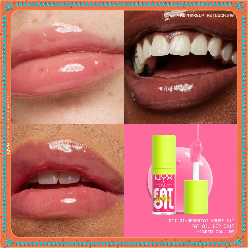 NYX Professional Makeup Gingerbaddie Land Fat Oil sada na rty