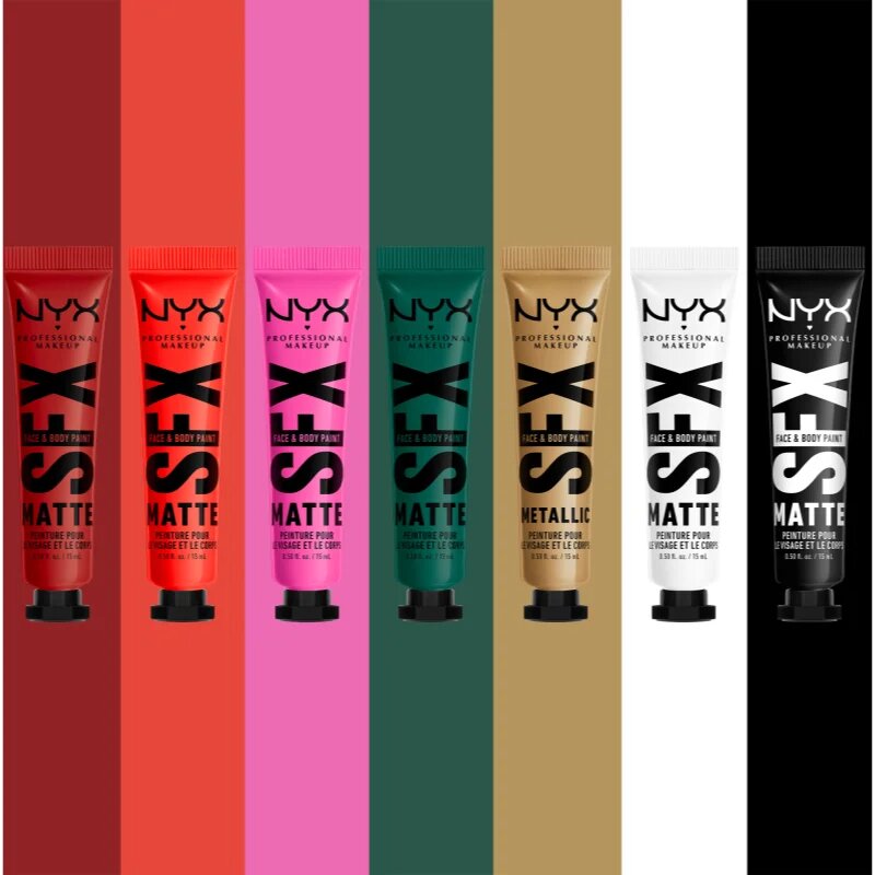 NYX Professional Makeup Halloween SFX Paints krémové stíny na obličej a tělo odstín 04 Must Sea 15 ml
