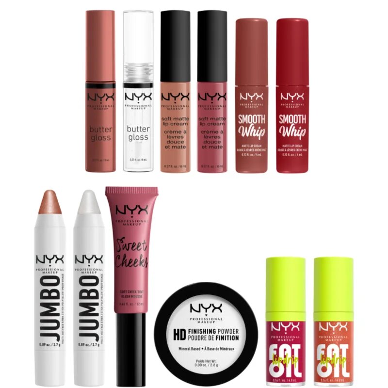 NYX Professional Makeup Home Alone 12 Day dárková sada pro dokonalý vzhled