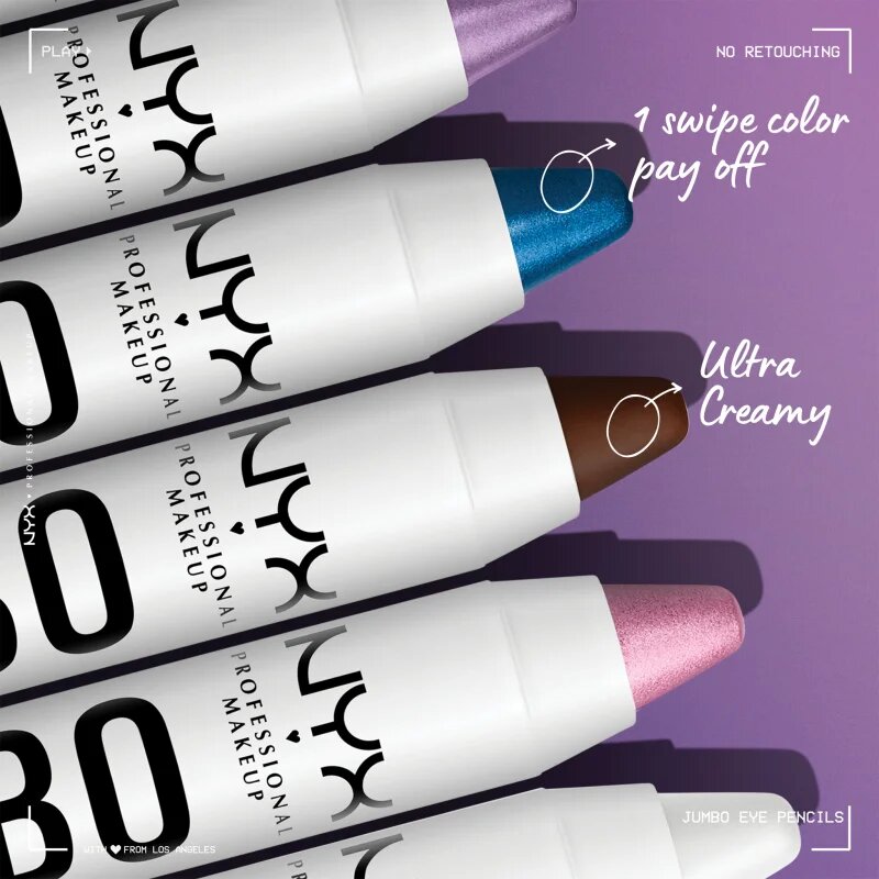 NYX Professional Makeup Jumbo tužka na oči odstín 642 Eggplant 5 g