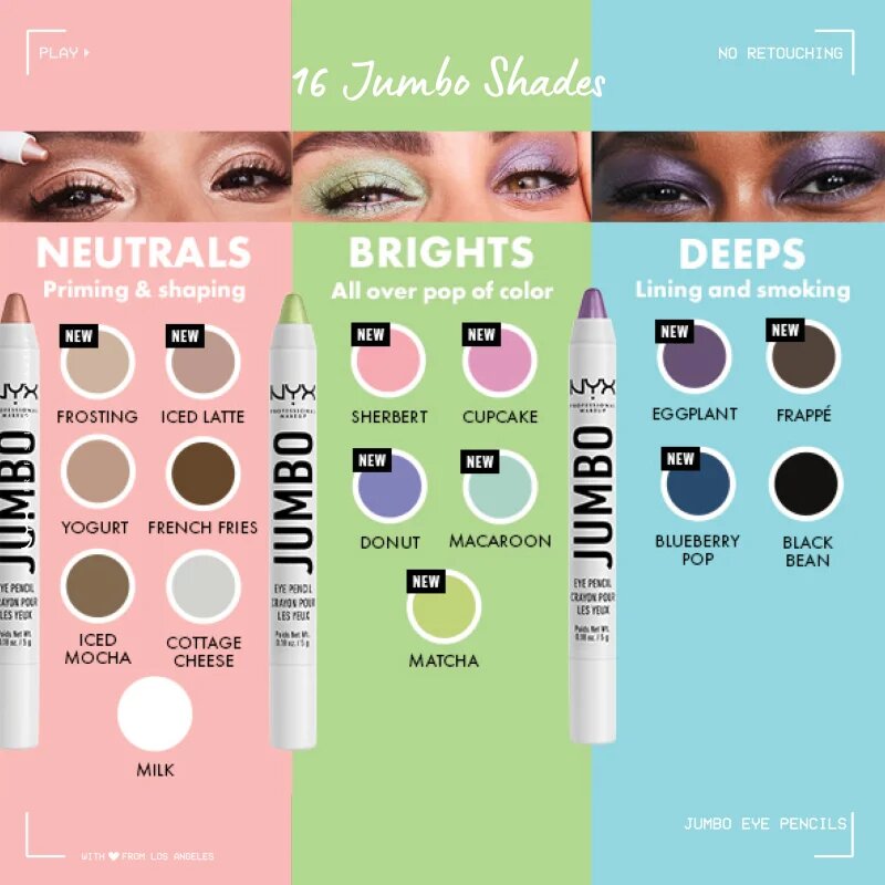 NYX Professional Makeup Jumbo tužka na oči odstín 642 Eggplant 5 g