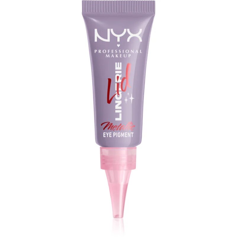 NYX Professional Makeup Lid Lingerie krémové oční stíny odstín 10 Lacy Lilac 6 ml