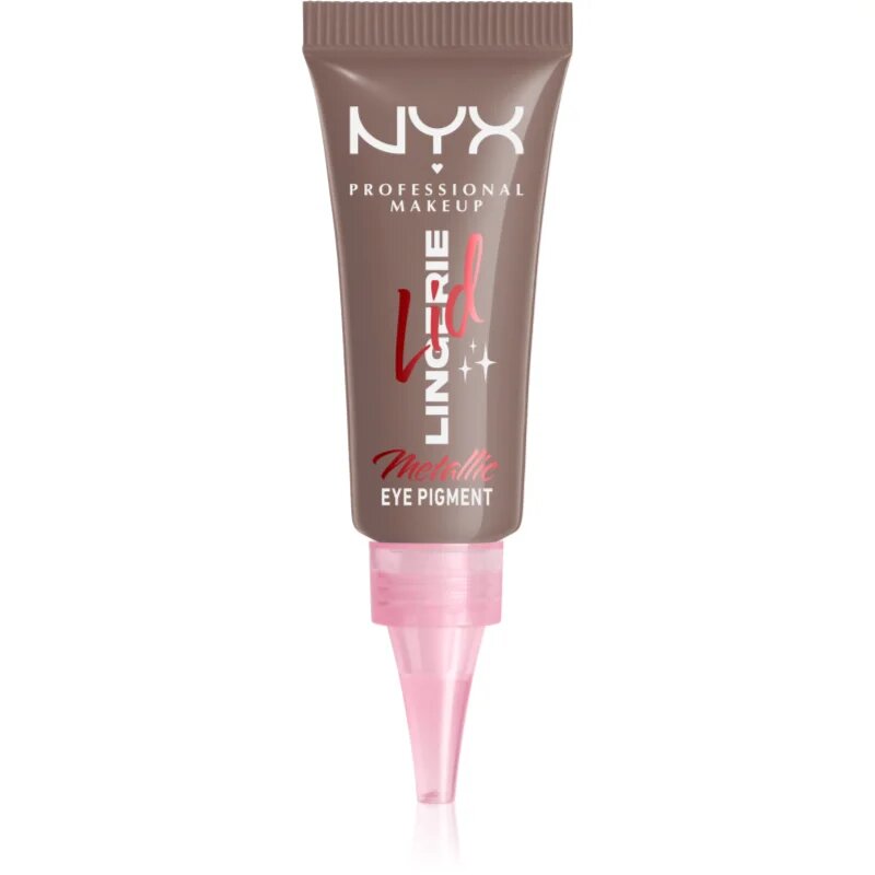 NYX Professional Makeup Lid Lingerie krémové oční stíny odstín Granite Grind 6 ml