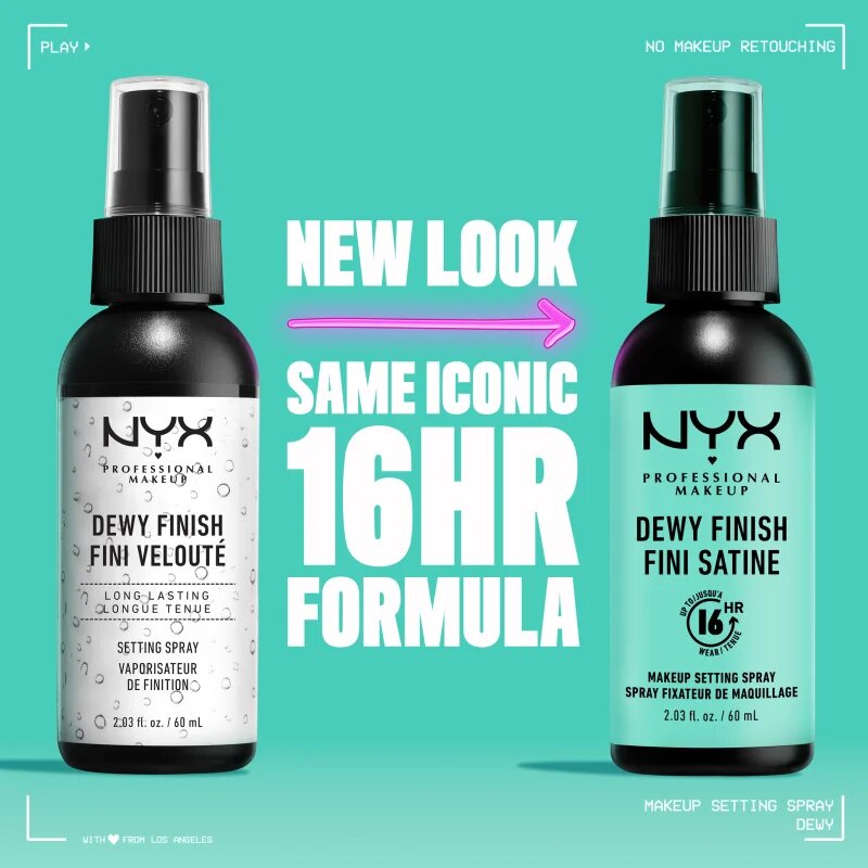 NYX Professional Makeup Makeup Setting Spray Dewy fixační sprej 180 ml